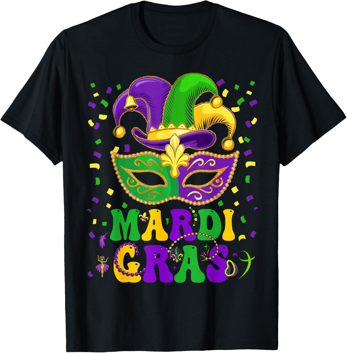 Mardi Gras Parade Jester Unisex T-shirt, Sweatshirt, Hoodie (1)