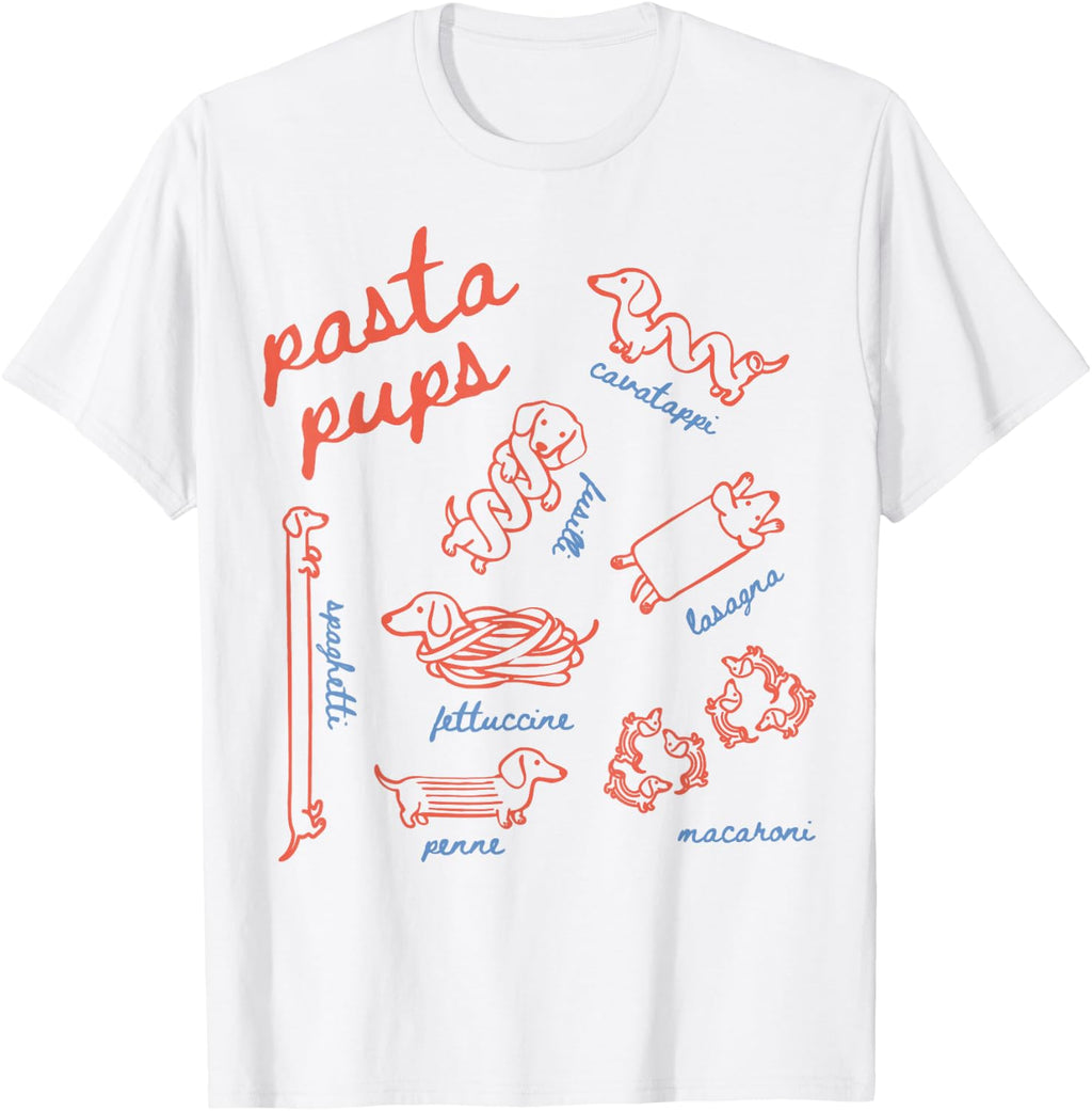 Pasta Pups Dachshund Pasta Dog Italian Mediterranean Unisex T-shirt, Sweatshirt, Hoodie (1)