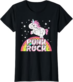 Ironic Unicorn Punk Rock Music Tee Festival Unisex T-shirt, Sweatshirt, Hoodie (1)