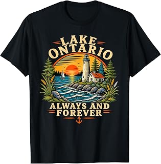 Vintage Lake Ontario Always Forever Unisex T-shirt, Sweatshirt, Hoodie (1)