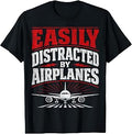 Pilot Saying Easily Distracted Airplanes Unisex T-shirt, Sweatshirt, Hoodie (1)