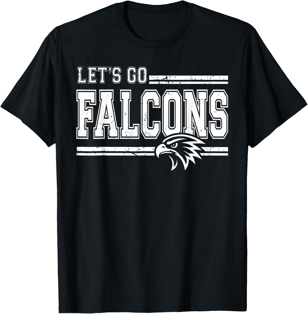 Falcons School Sports Fan Team Spirit Vintage Unisex T-shirt, Sweatshirt, Hoodie (1)