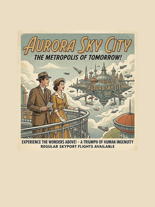 Aurora Sky City by ButchersTees