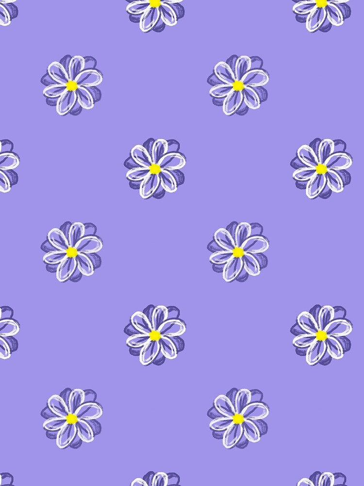 Purple on purple flower by LalaCollectiveStudio