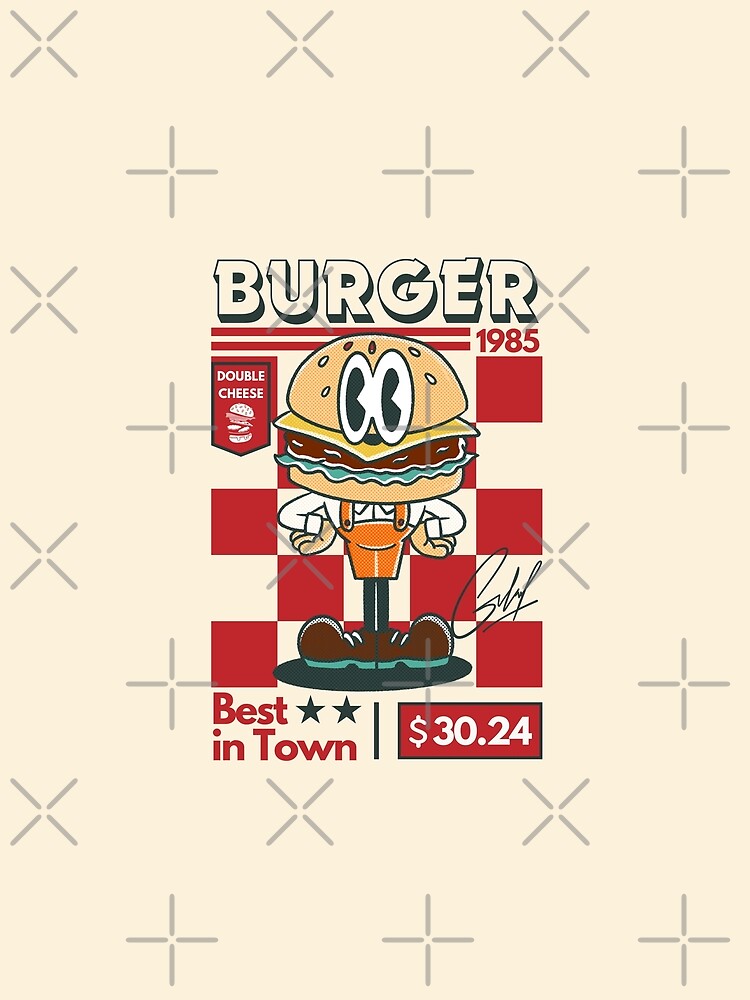 Burger double cheese by Peerless-Prime