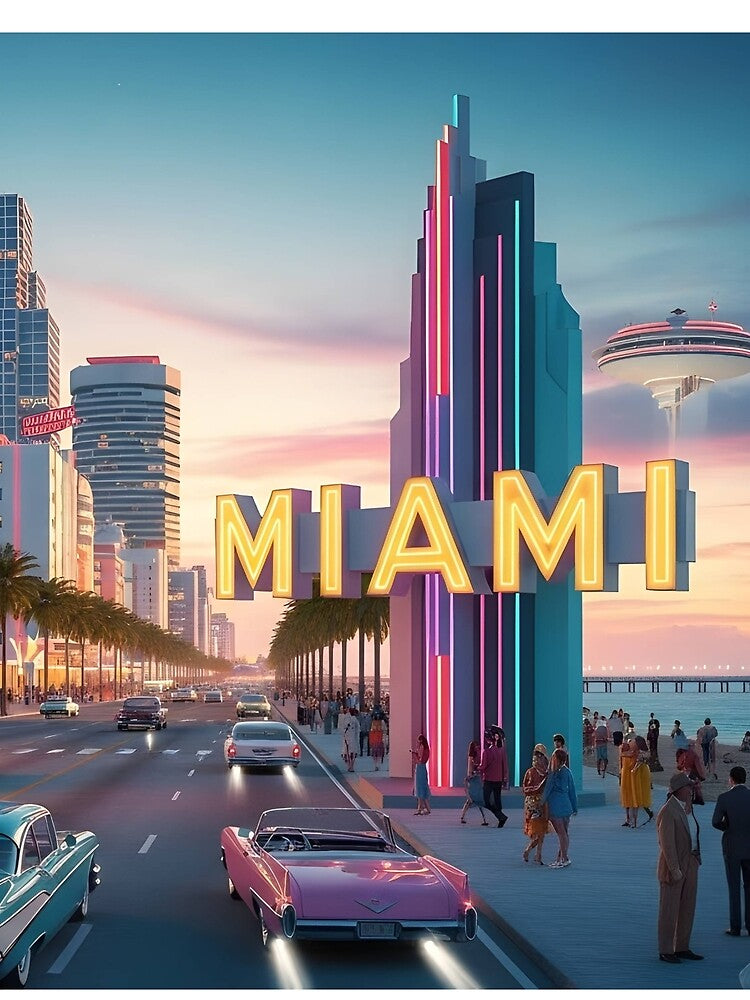 Miami retro by RadiantGraphics