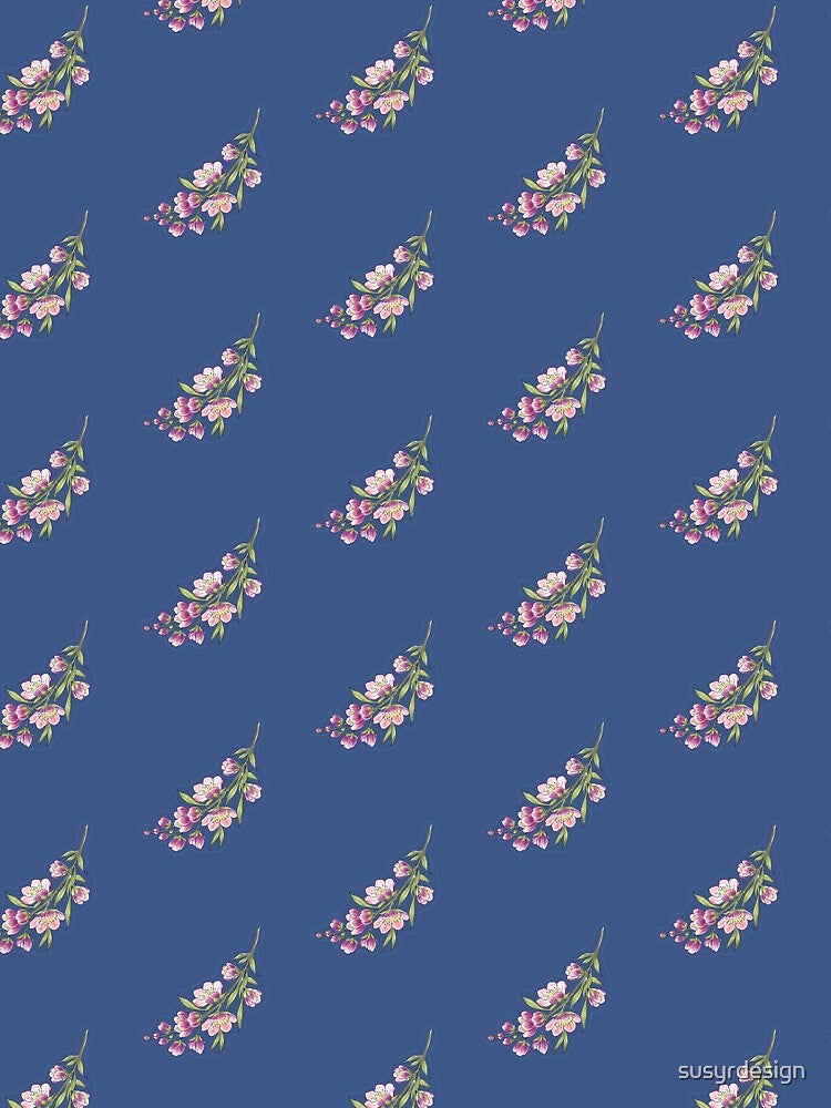 Blossoming cherry branch by susyrdesign