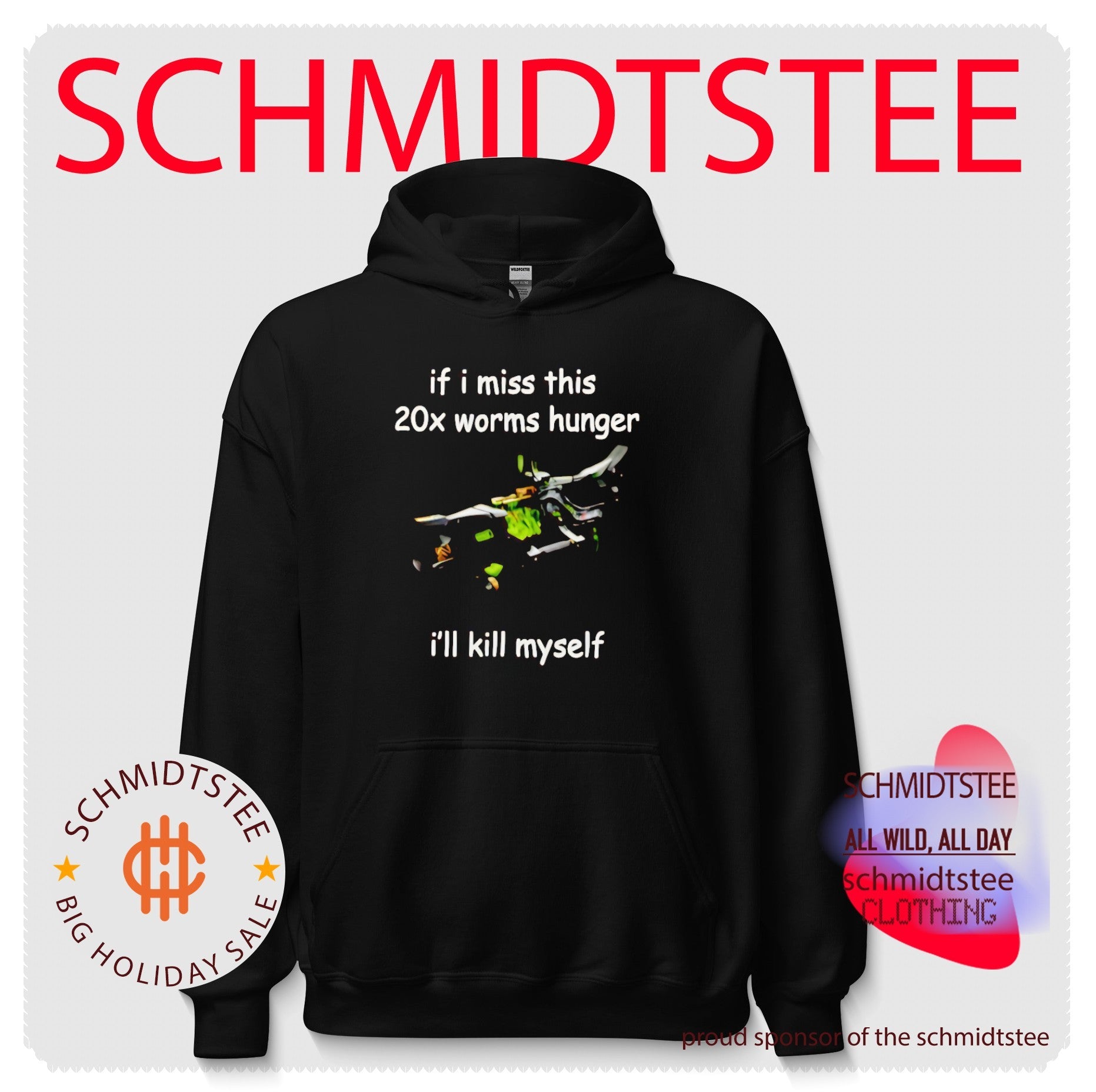 If i miss this 20x worms hunger i’ll kill myself shirt