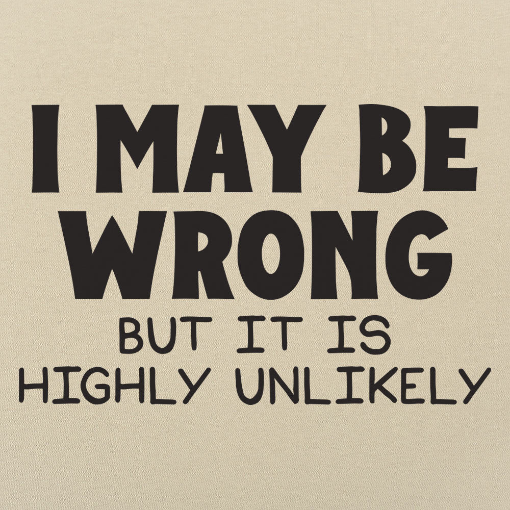 I May Be Wrong