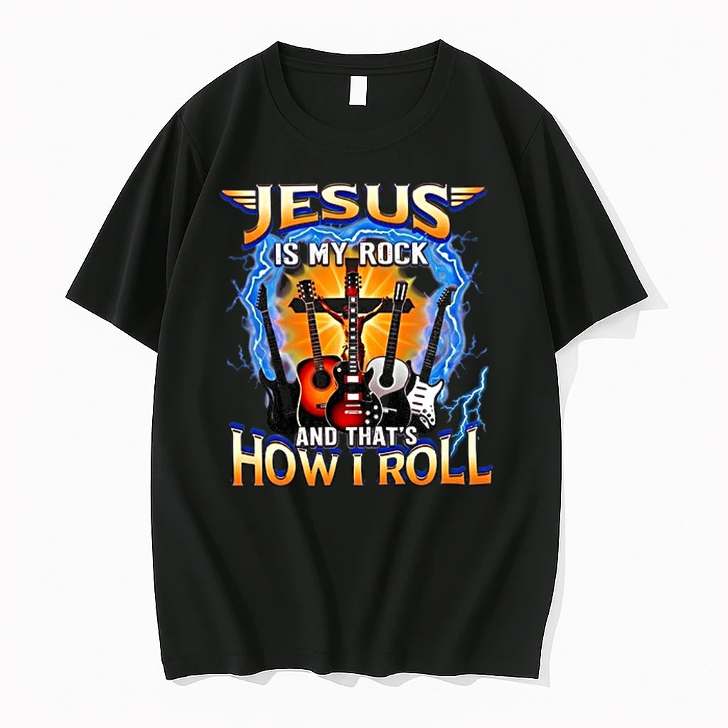 Jesus Is My Rock And Thats How I Roll 0 Tshirts Sweater