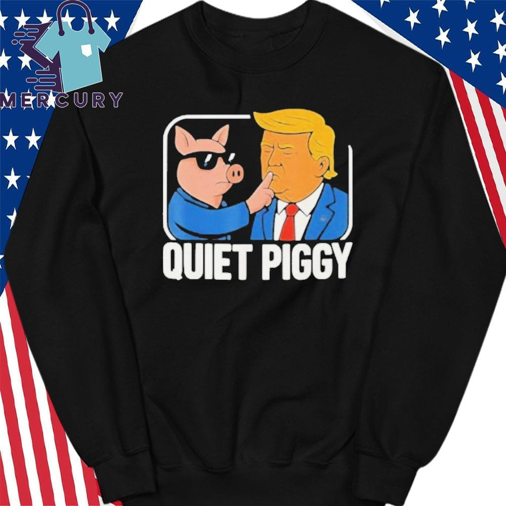 Lucas Sanders Quiet Piggy Trump Shirt