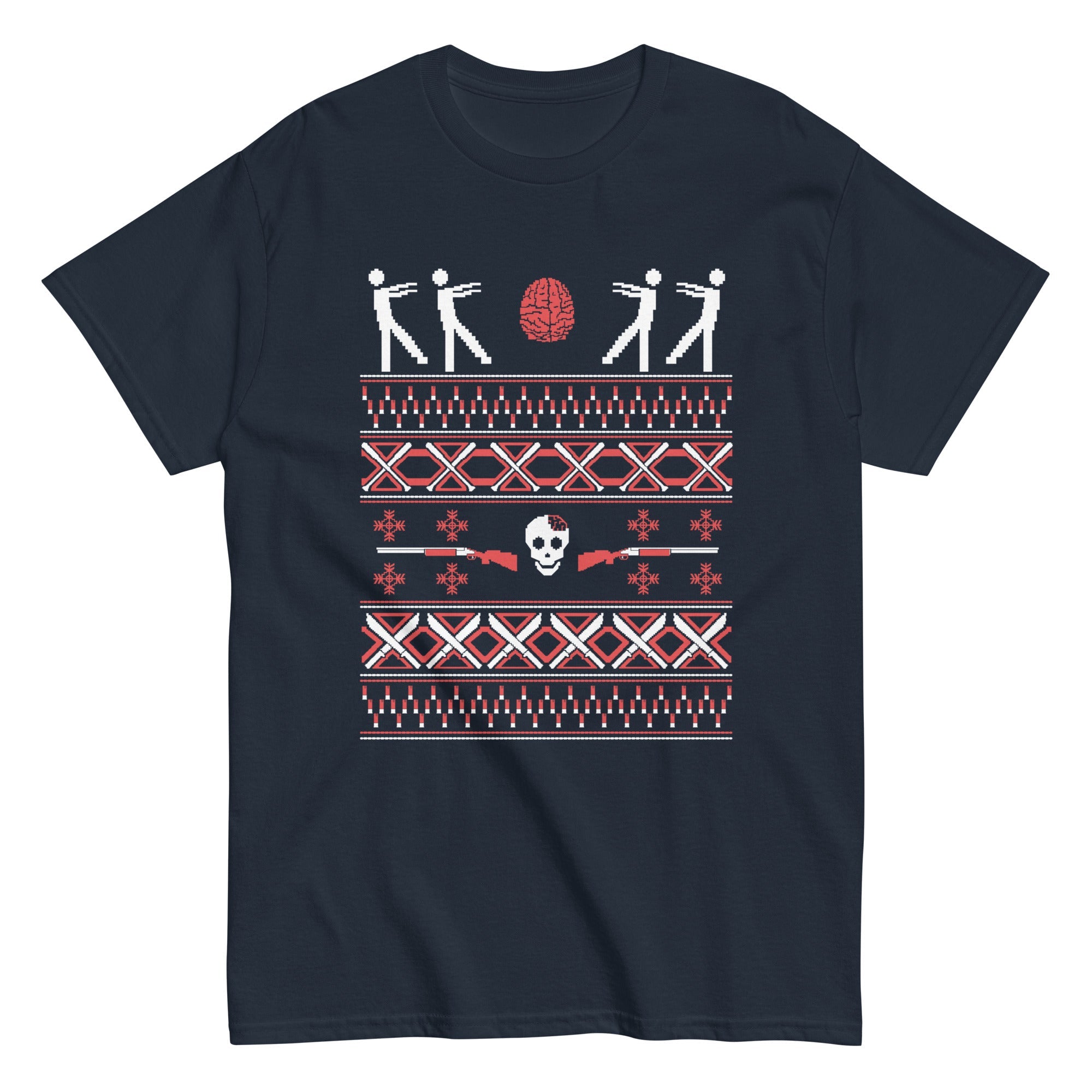 Zombie Christmas Sweater Men's Classic Tee