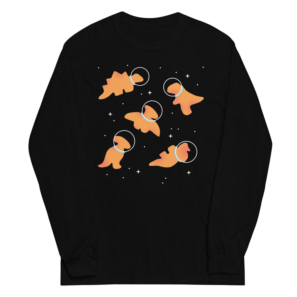Dino Nugs In Space Unisex Long Sleeve Tee