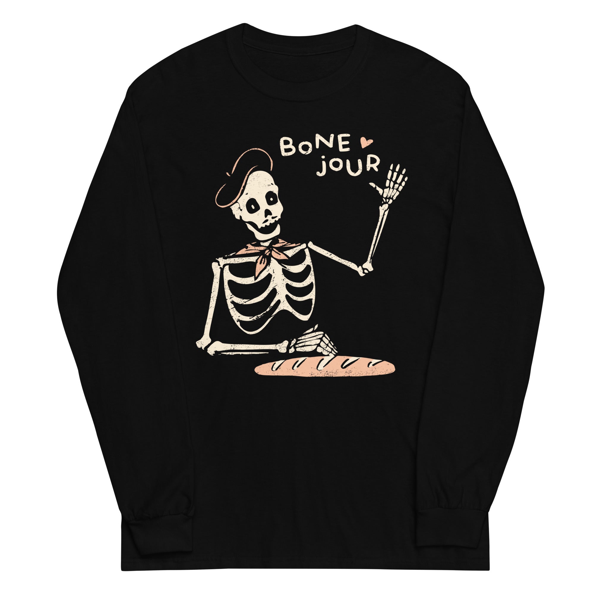 Bone Jour Unisex Long Sleeve Tee