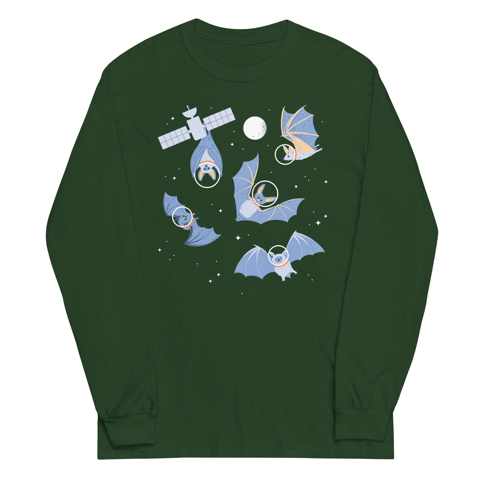 Bats In Space Unisex Long Sleeve Tee