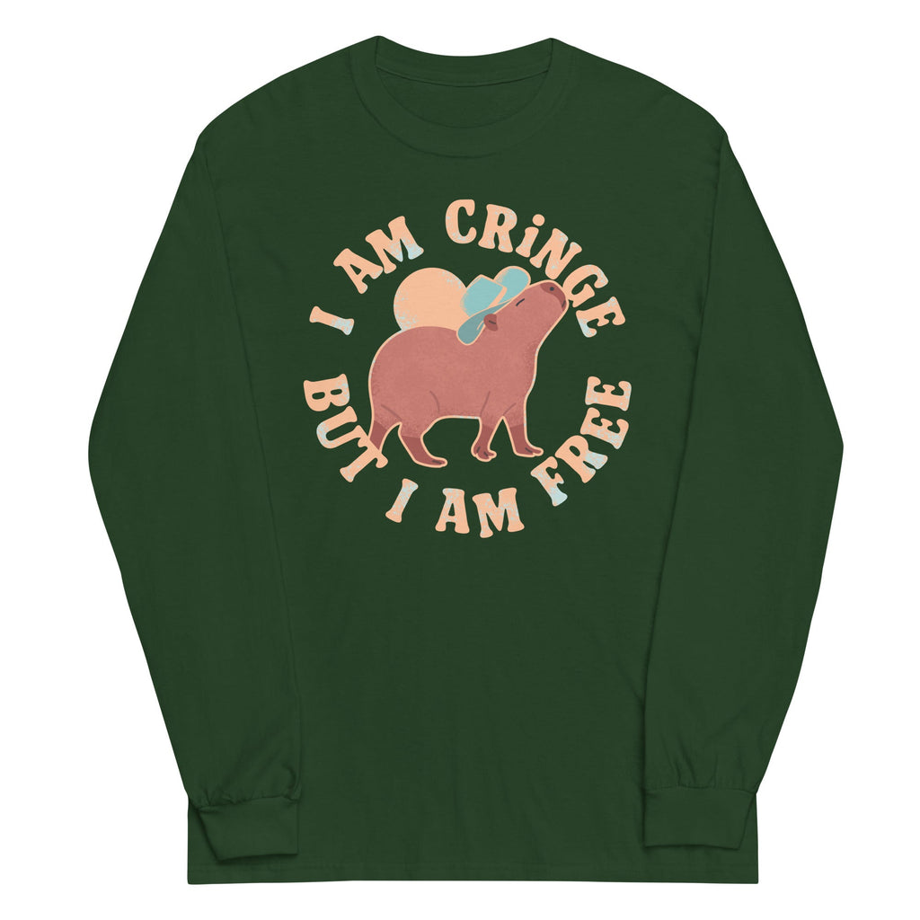 I Am Cringe But I Am Free Unisex Long Sleeve Tee