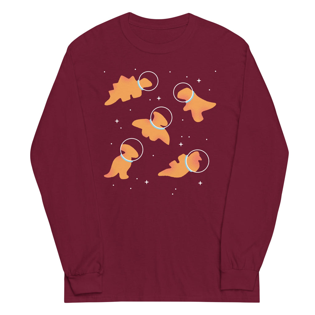 Dino Nugs In Space Unisex Long Sleeve Tee