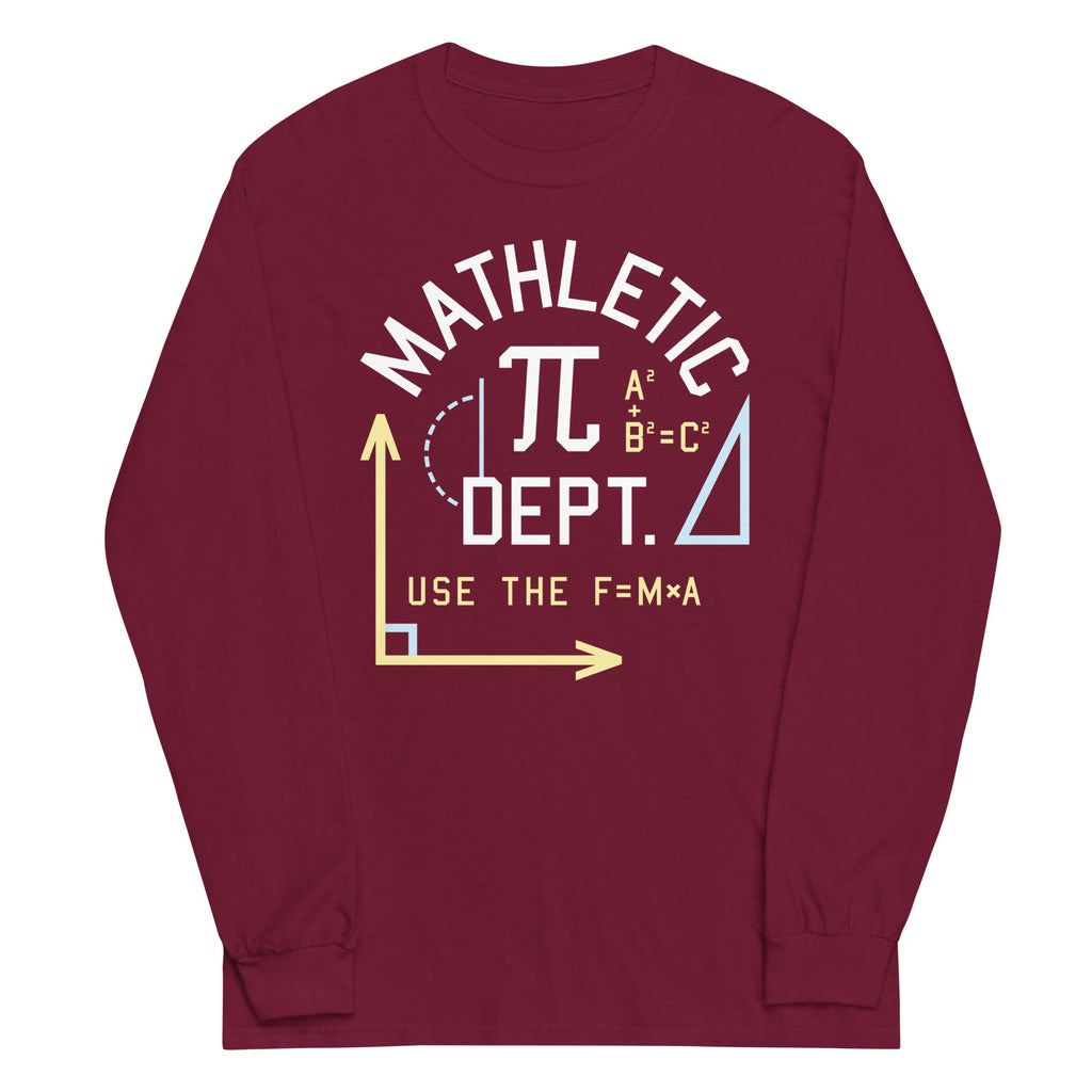 Mathletic Dept Unisex Long Sleeve Tee