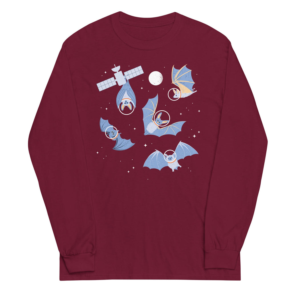 Bats In Space Unisex Long Sleeve Tee