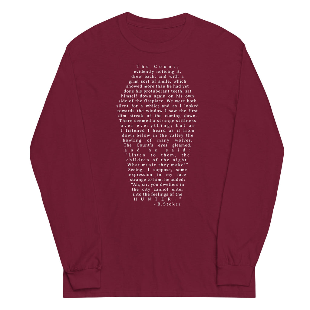 Dracula Unisex Long Sleeve Tee