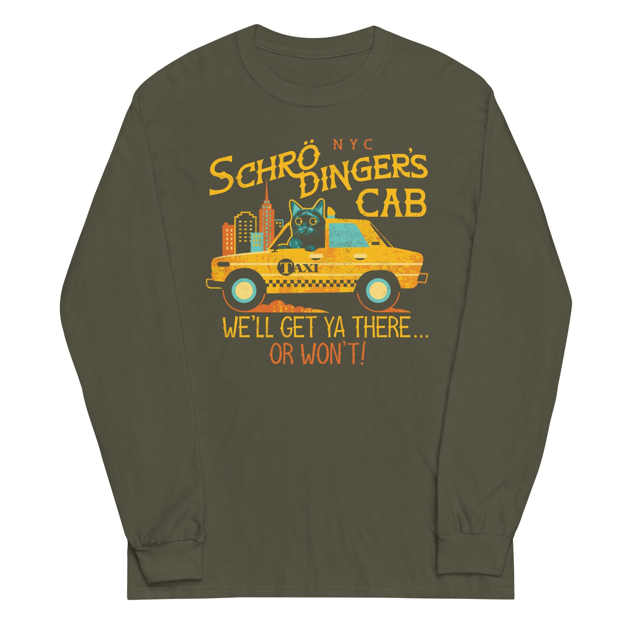 Schrodinger's Cab Unisex Long Sleeve Tee