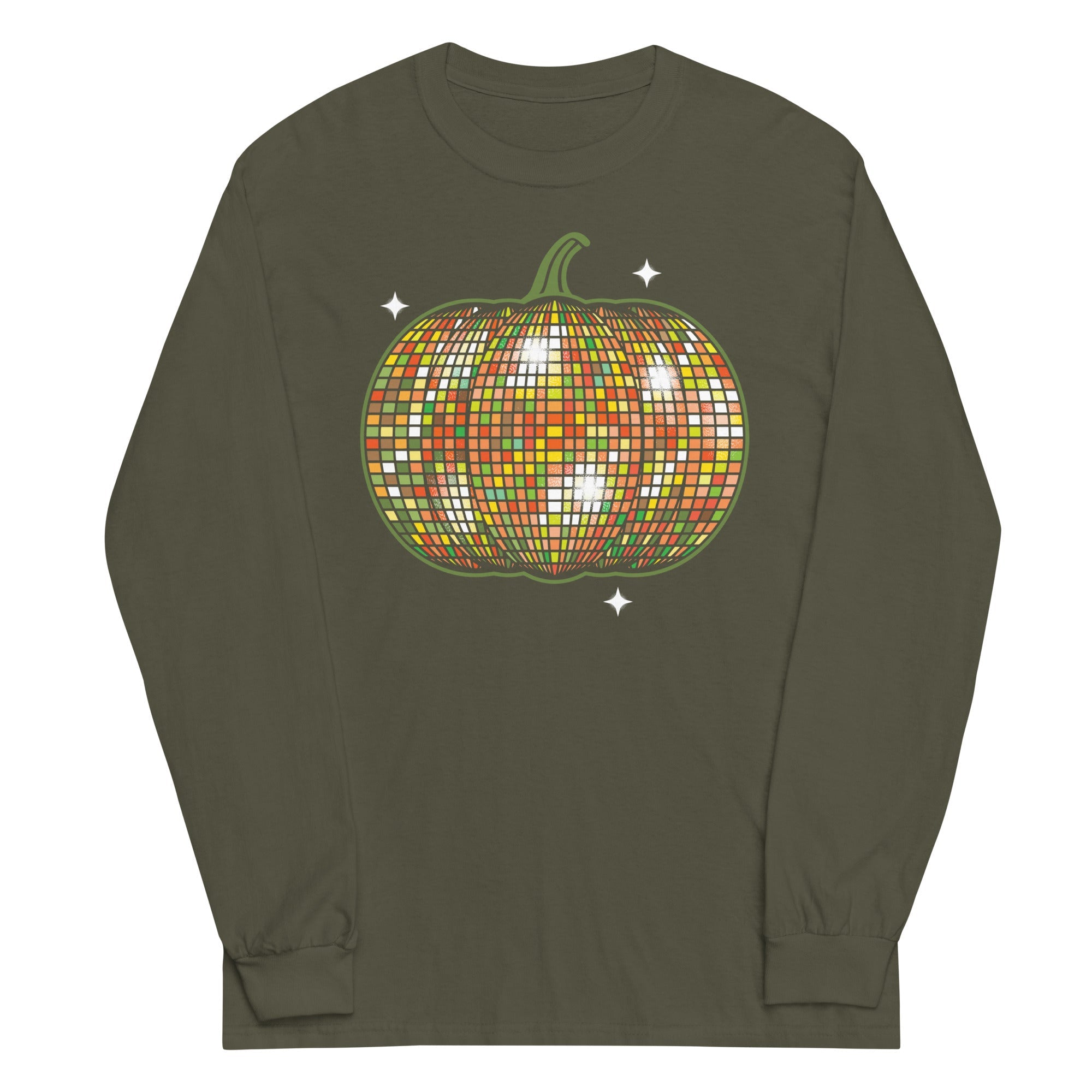 Disco Pumpkin Unisex Long Sleeve Tee