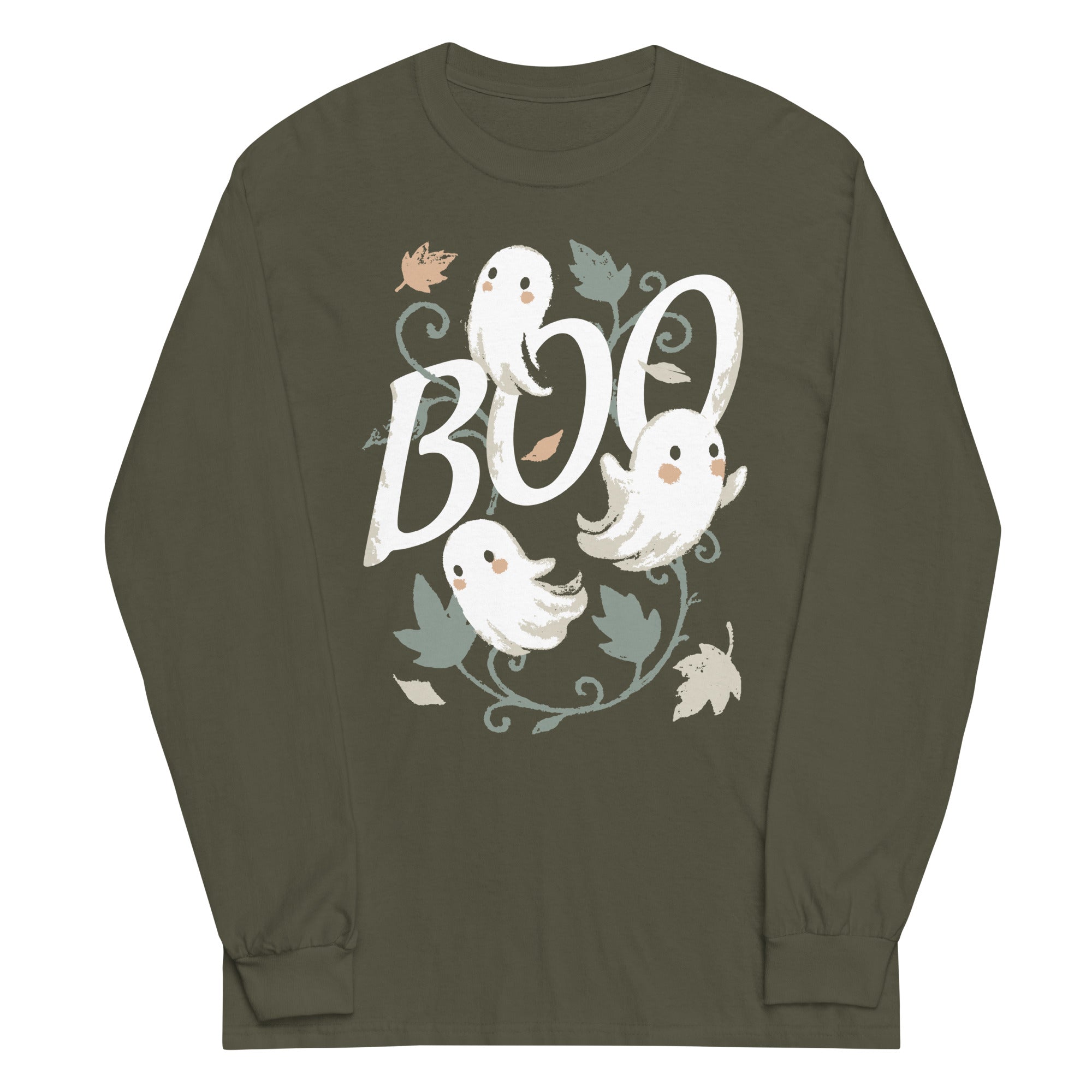 Boo Ghosts Unisex Long Sleeve Tee