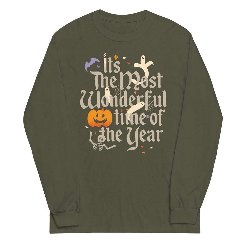 It's The Most Wonderful Time Of The Year Halloween Unisex Long Sleeve Tee