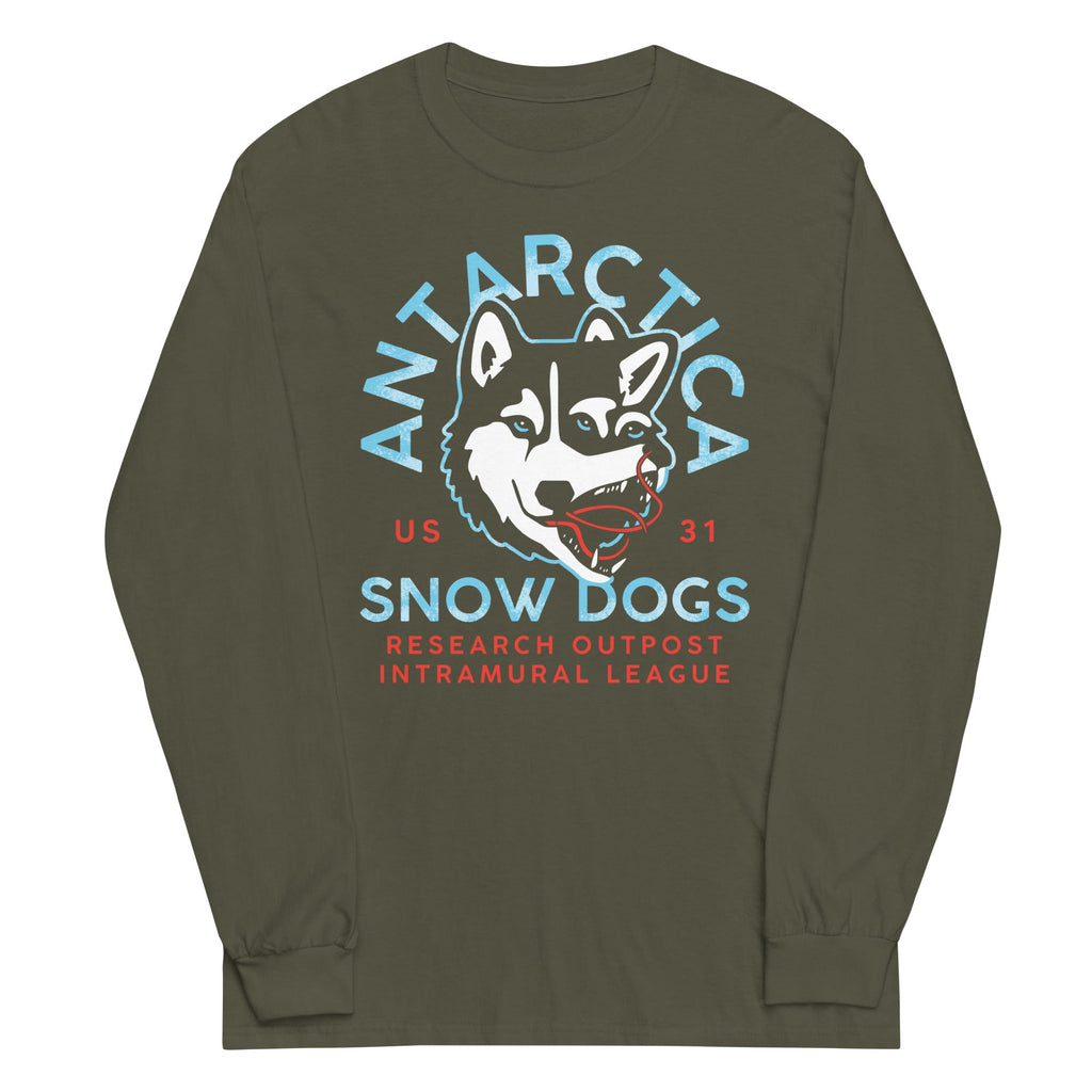 Antarctica Snow Dogs Unisex Long Sleeve Tee