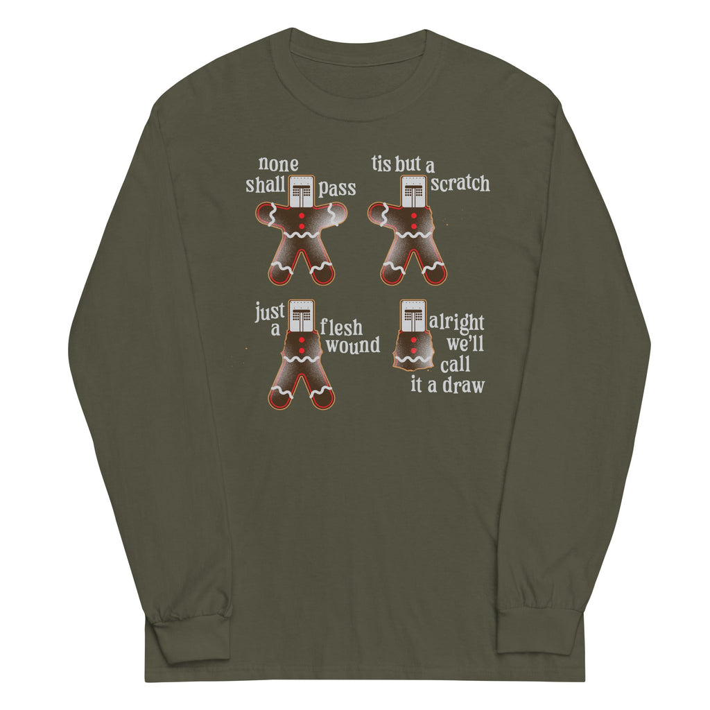 Alright We'll Call It A Draw Gingerbread Unisex Long Sleeve Tee