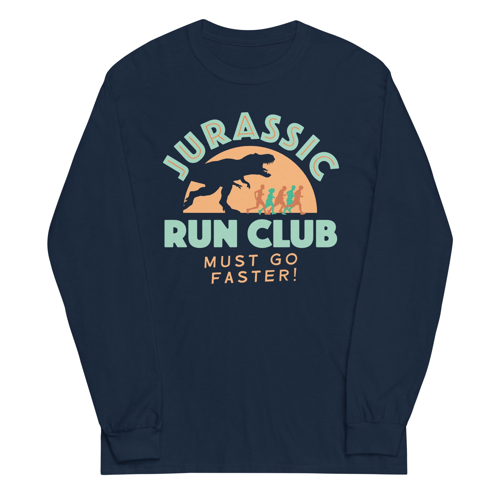 Jurassic Run Club Unisex Long Sleeve Tee