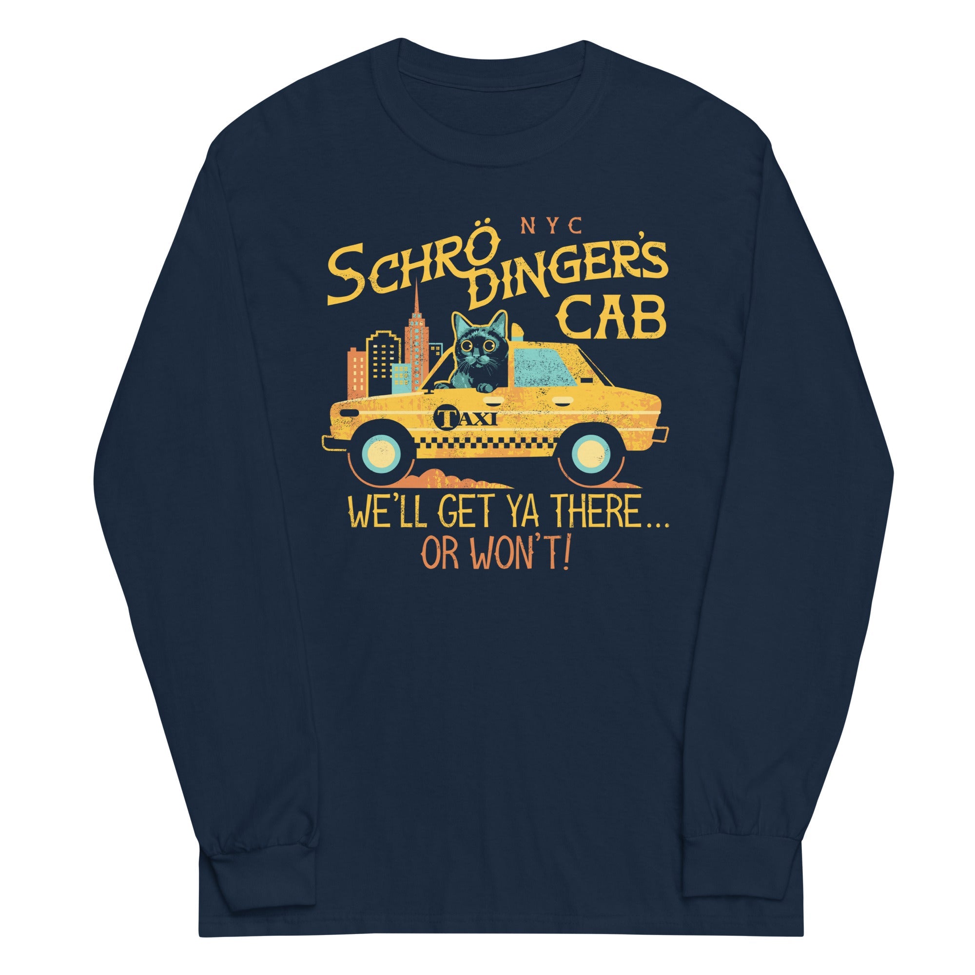 Schrodinger's Cab Unisex Long Sleeve Tee