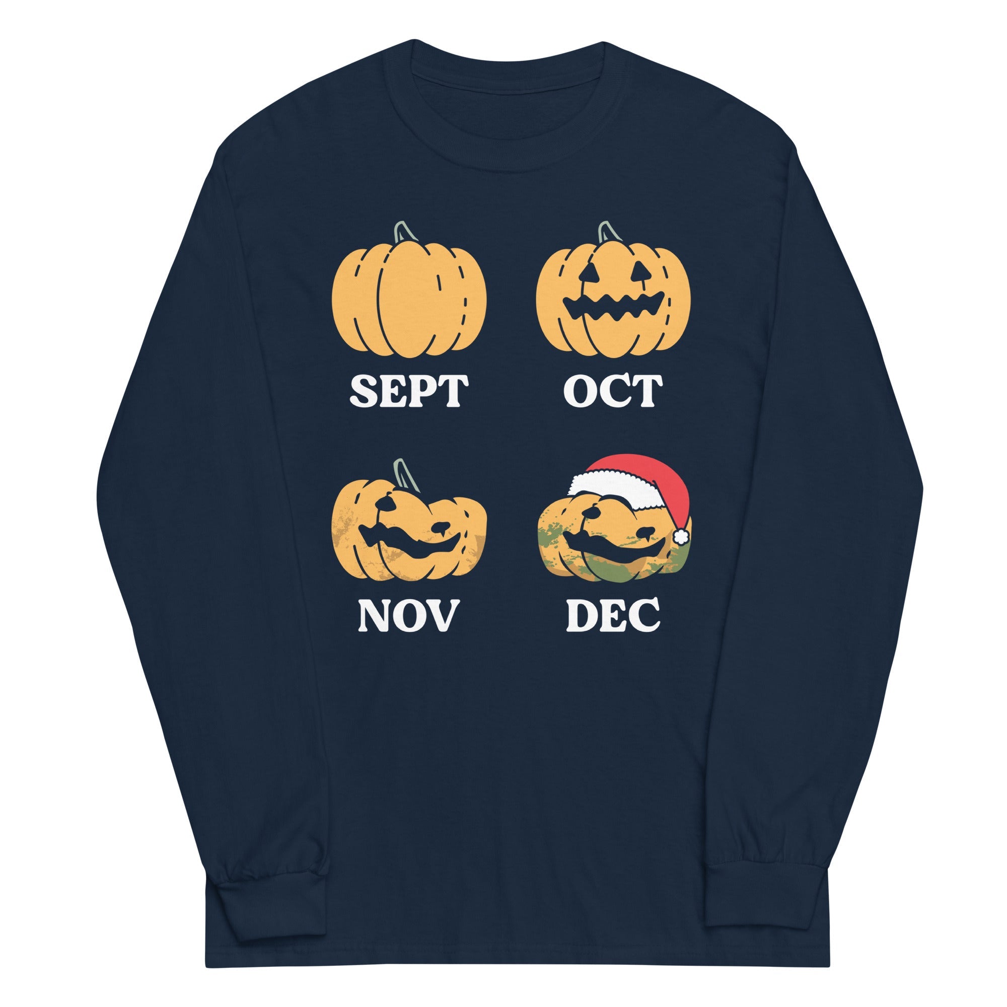 Pumpkin Months Unisex Long Sleeve Tee
