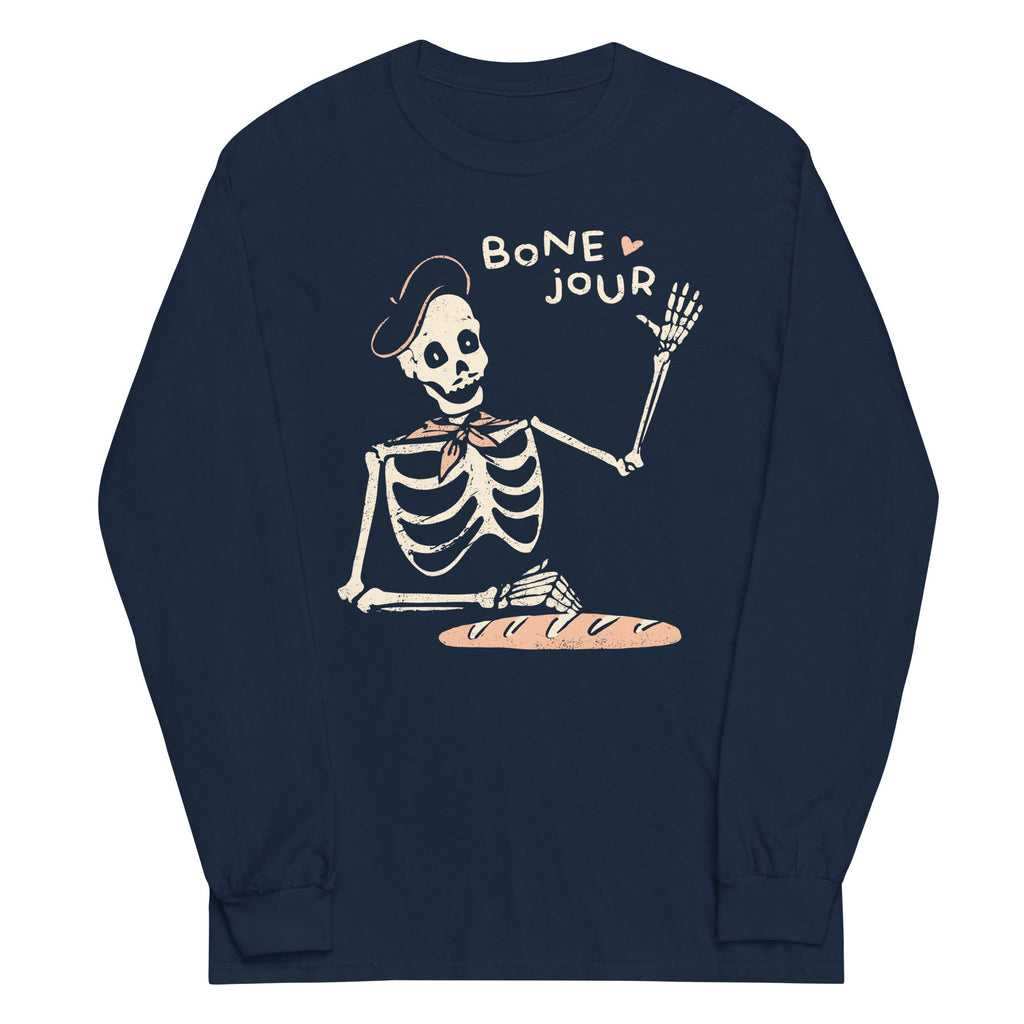 Bone Jour Unisex Long Sleeve Tee