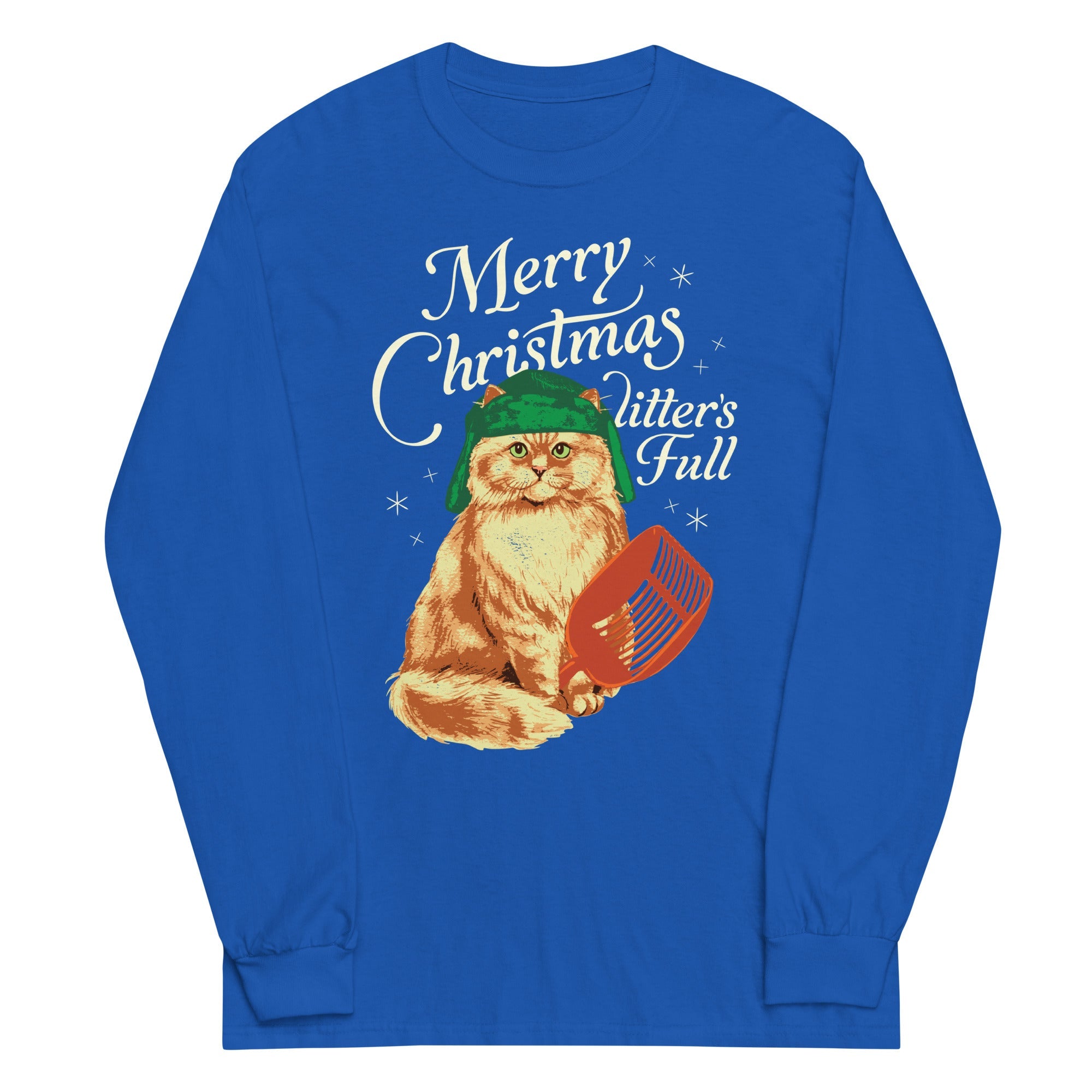 Merry Christmas Litter's Full Unisex Long Sleeve Tee