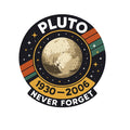 Pluto Never Forget Retro