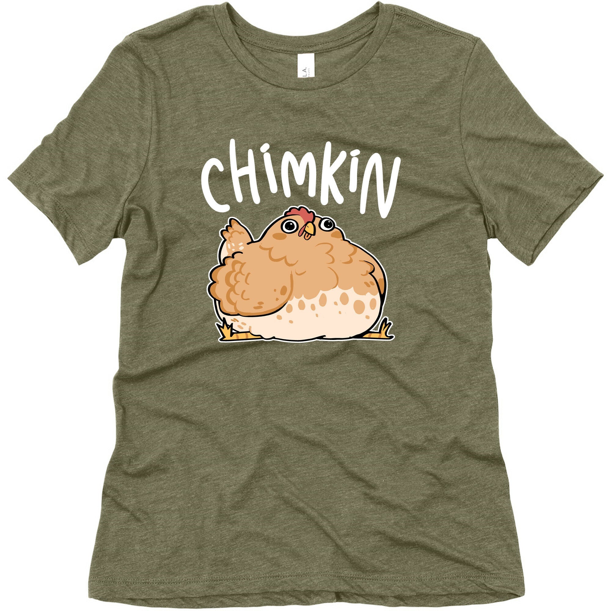 Chimkin Derpy Chicken Women's Triblend Tee