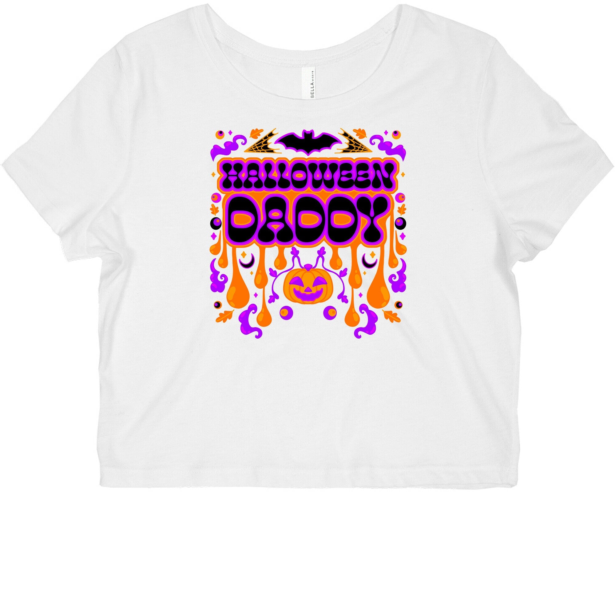 Retro Halloween Daddy Graphic Baby Tee