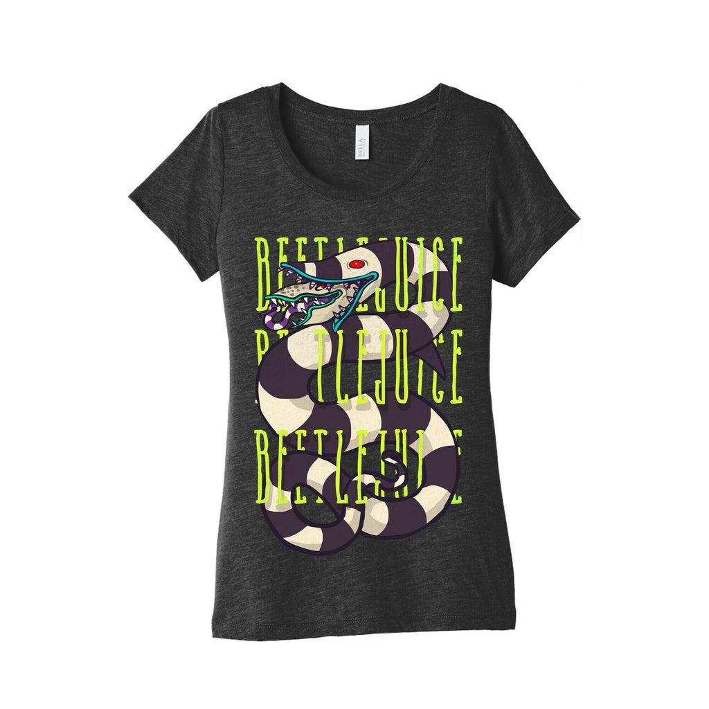 Beetlejuice Beetlejuice Beetlejuice Women's Triblend Tee