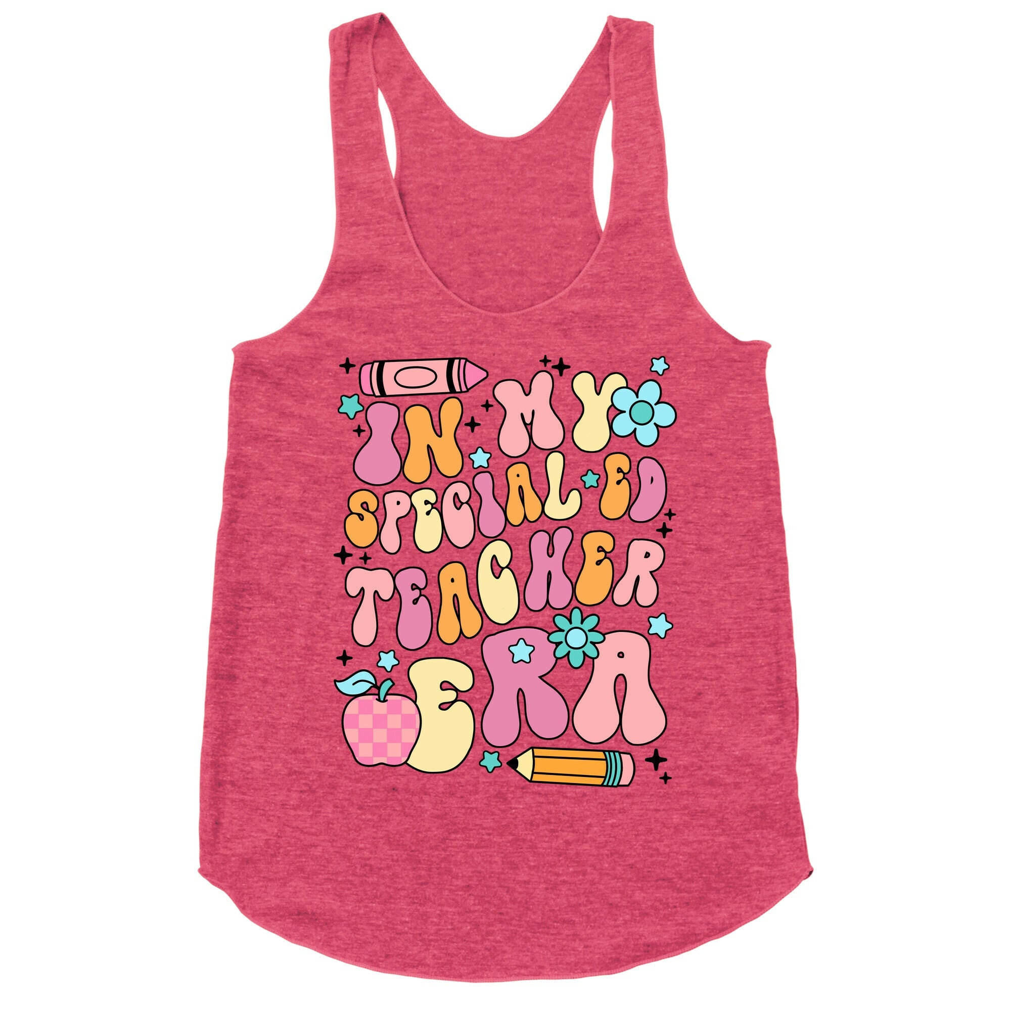 In My Special Ed Teacher Era Racerback Tank