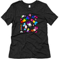 Pride Penis Pattern Womens Triblend Tee
