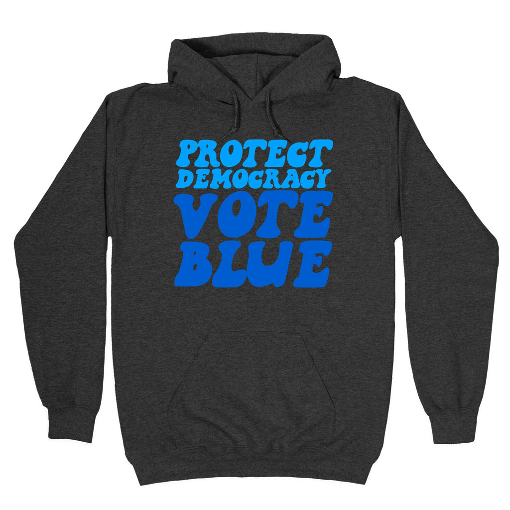Protect Democracy Vote Blue Hoodie