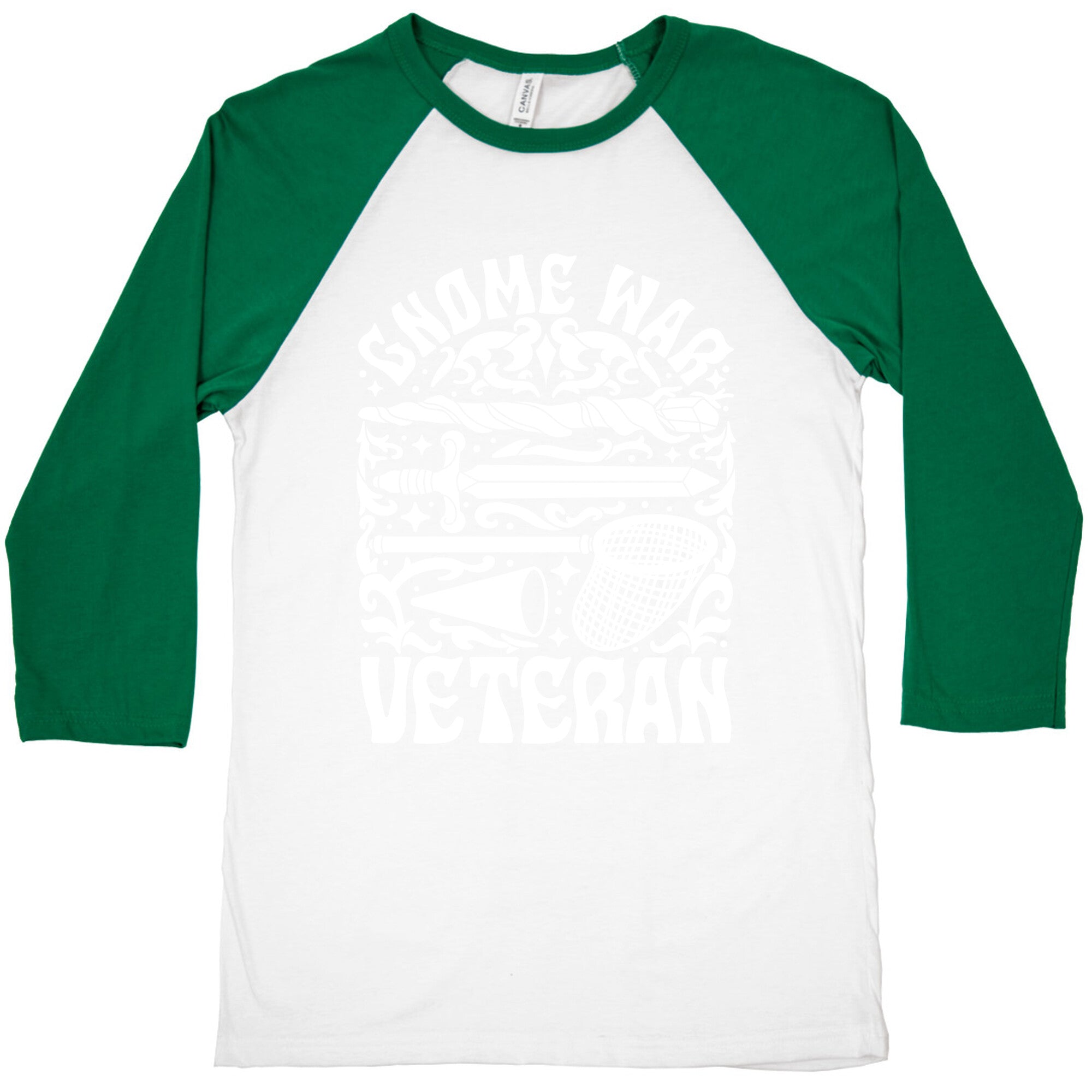 Gnome War Veteran Baseball Tee