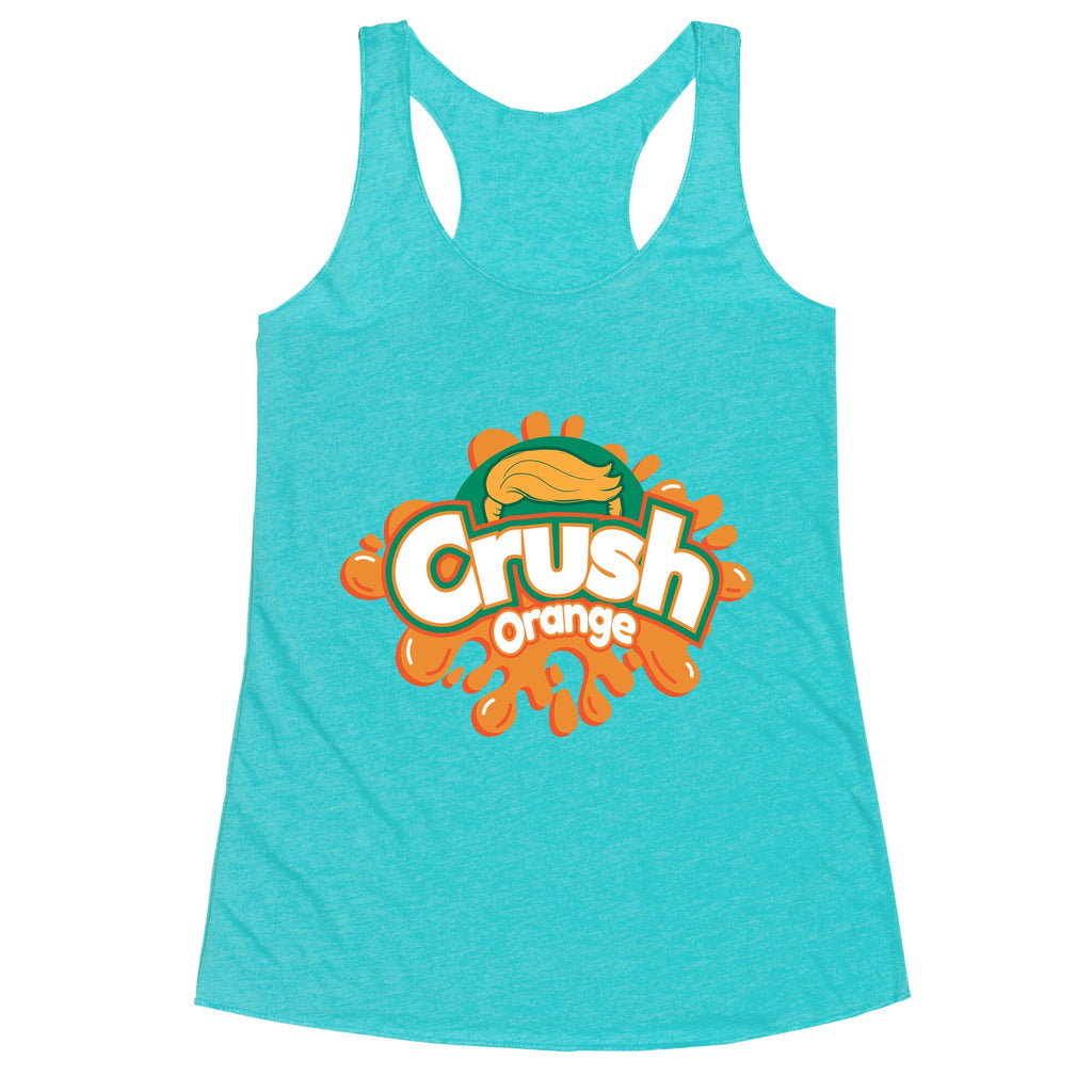 Orange Crush Harris Walz 2024 Racerback Tank