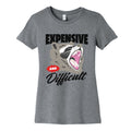 Expensive and Difficult Raccoon Womens Cotton Tee