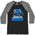 Sonic Knuckles Lions Baseball Tee