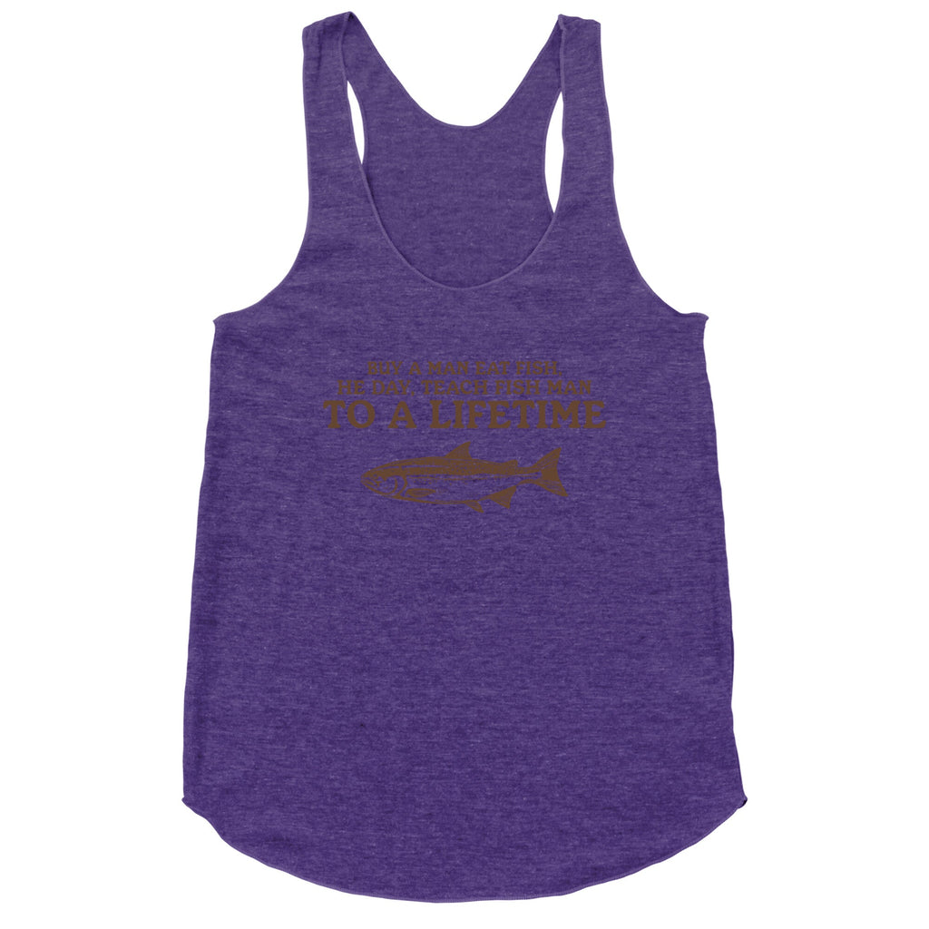 Buy A Man Eat Fish Racerback Tank