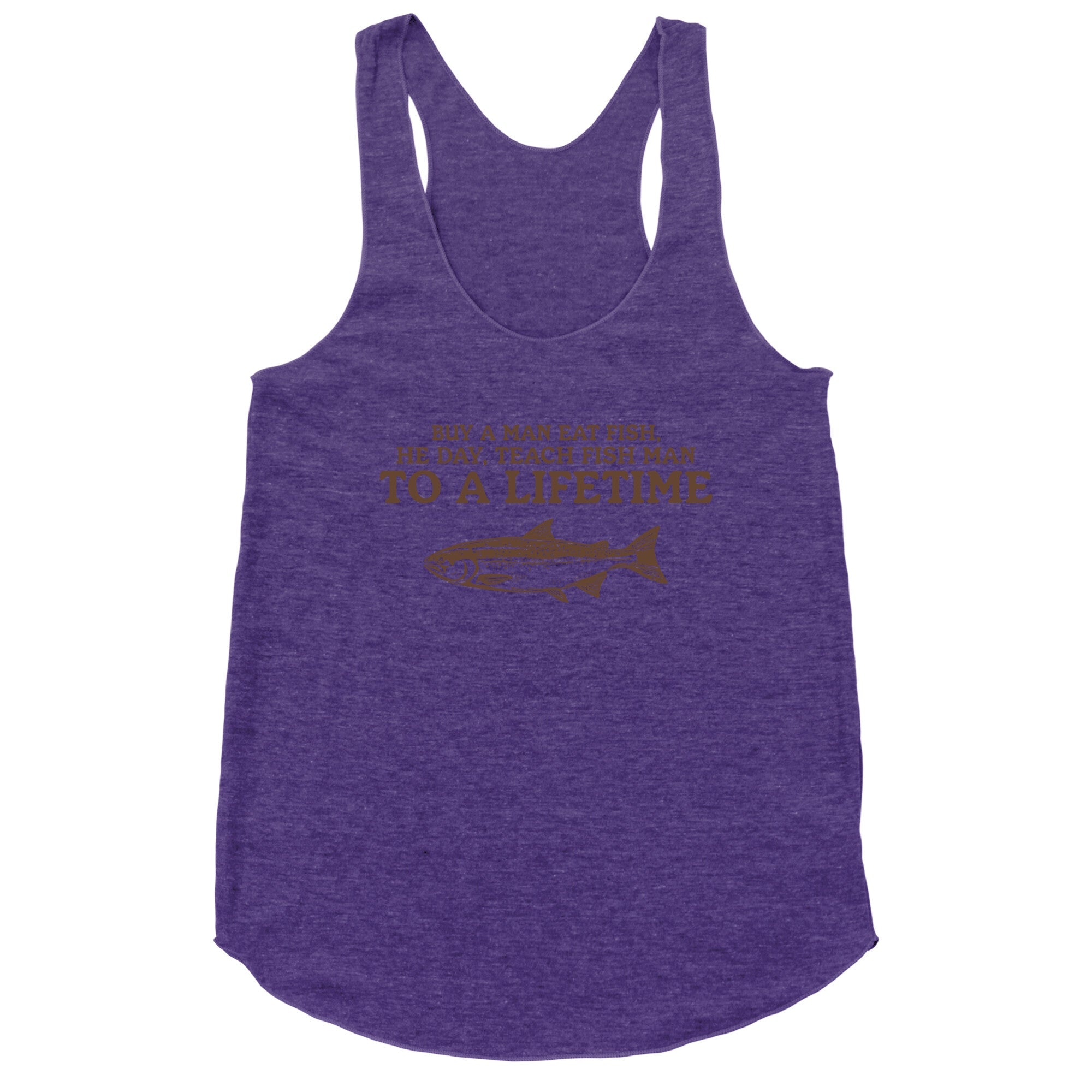 Buy A Man Eat Fish Racerback Tank