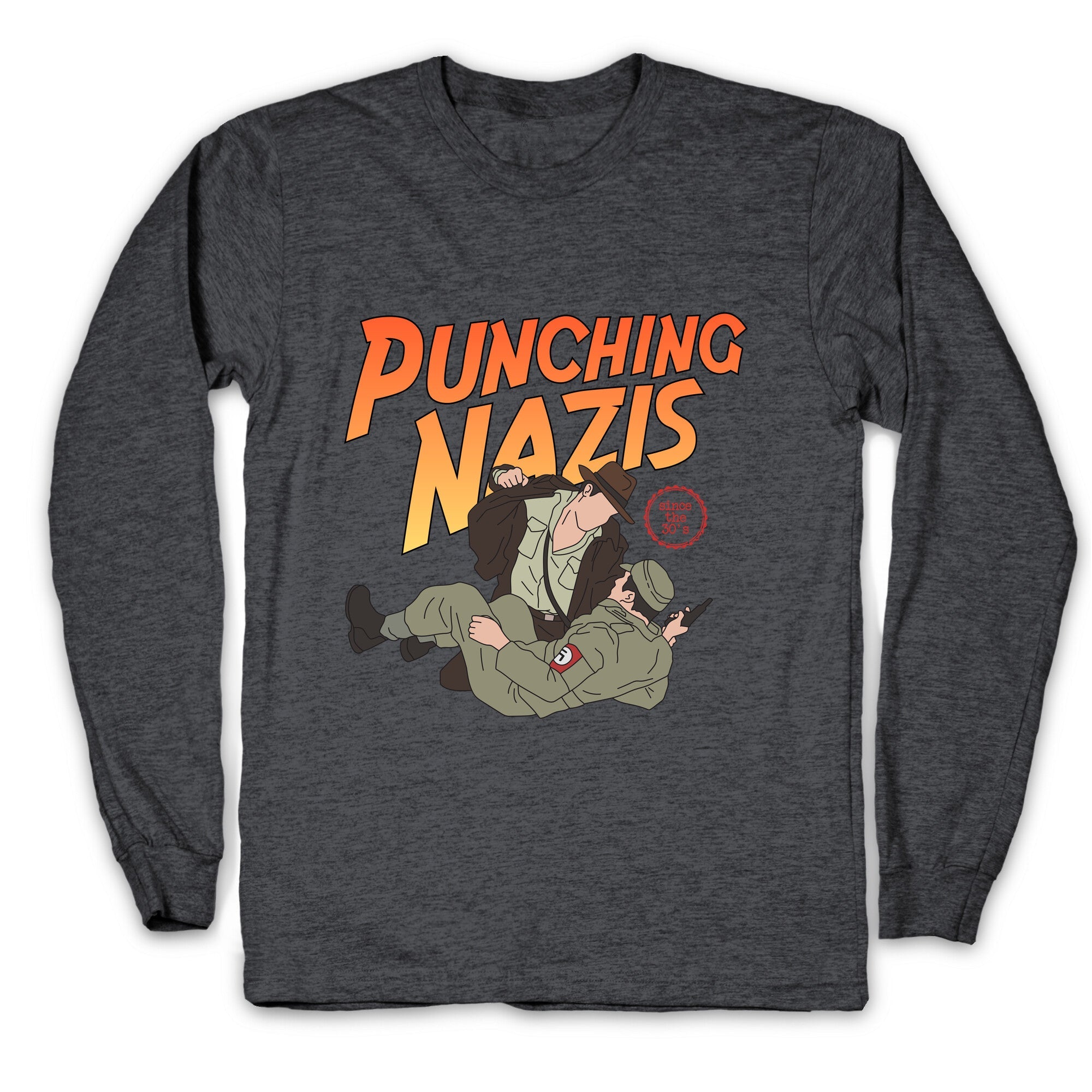 Punching Nazis Since 36 Longsleeve Tee