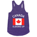 Elbows Up Canada Racerback Tank